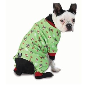 Petrageous Designs Holiday Dogs Green Pajamas